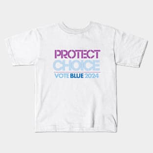 Protect Choice Vote Blue 2024 Kids T-Shirt